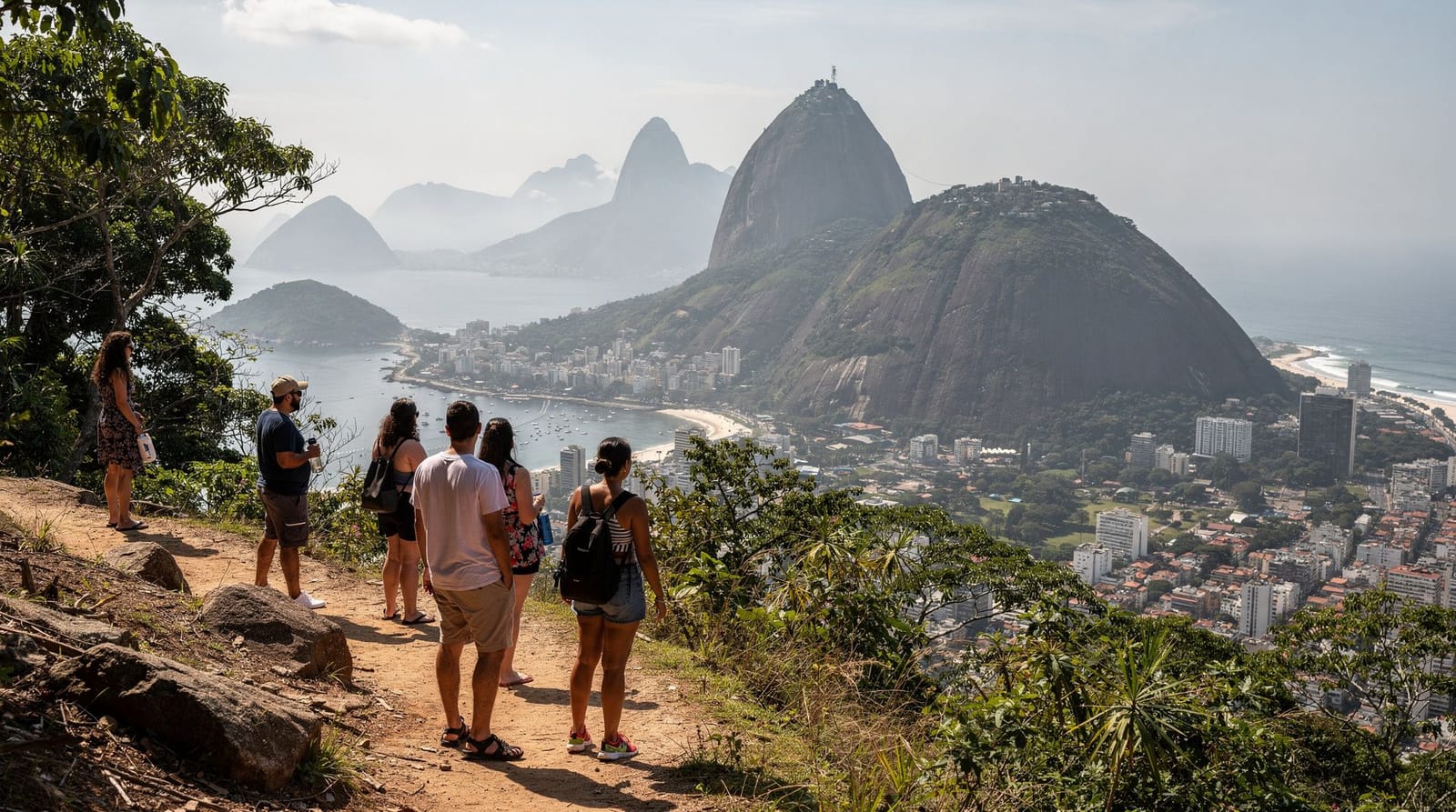 Dois Irmãos hike — the twin peaks above Ipanema
