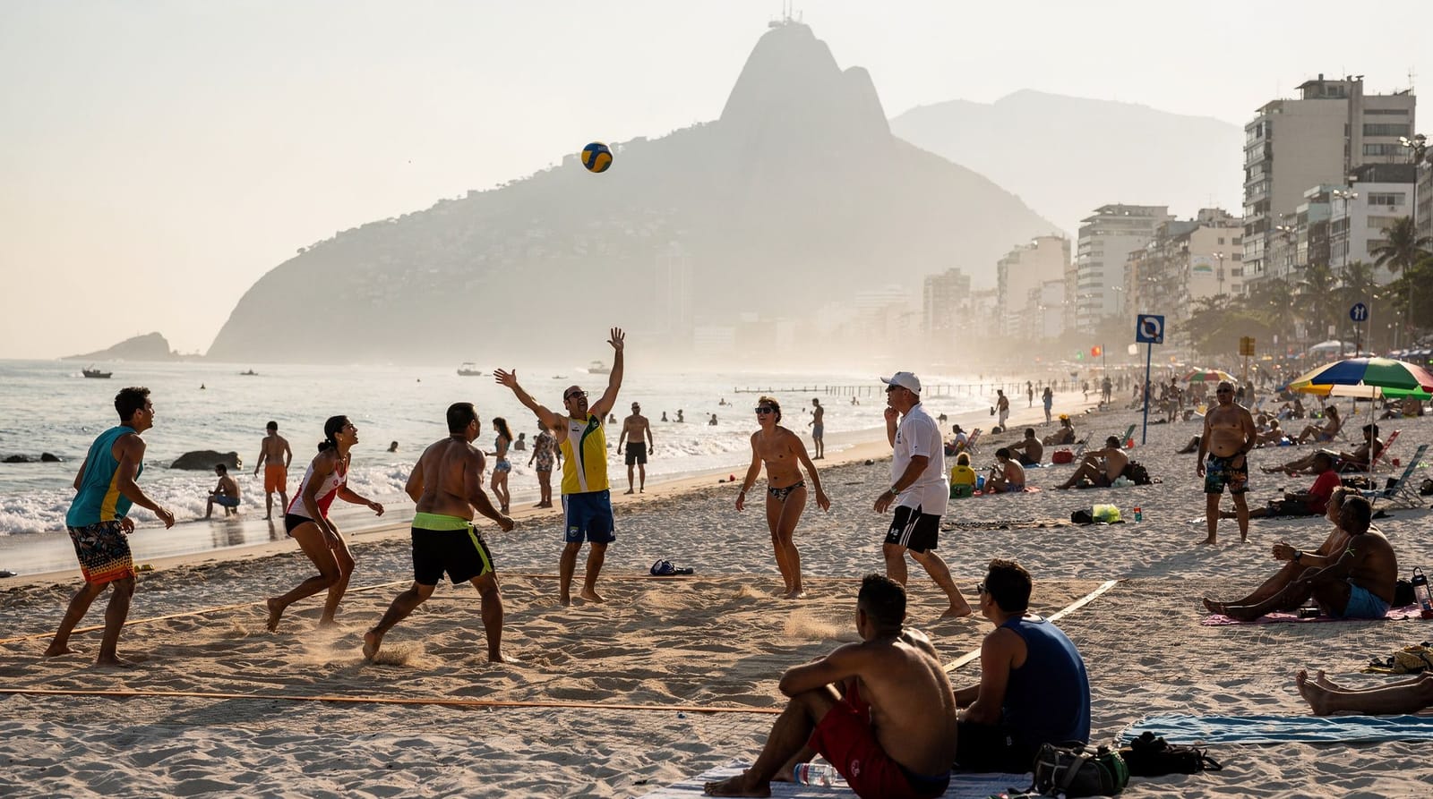 Futevôlei and beach sports — the game cariocas actually play on the sand