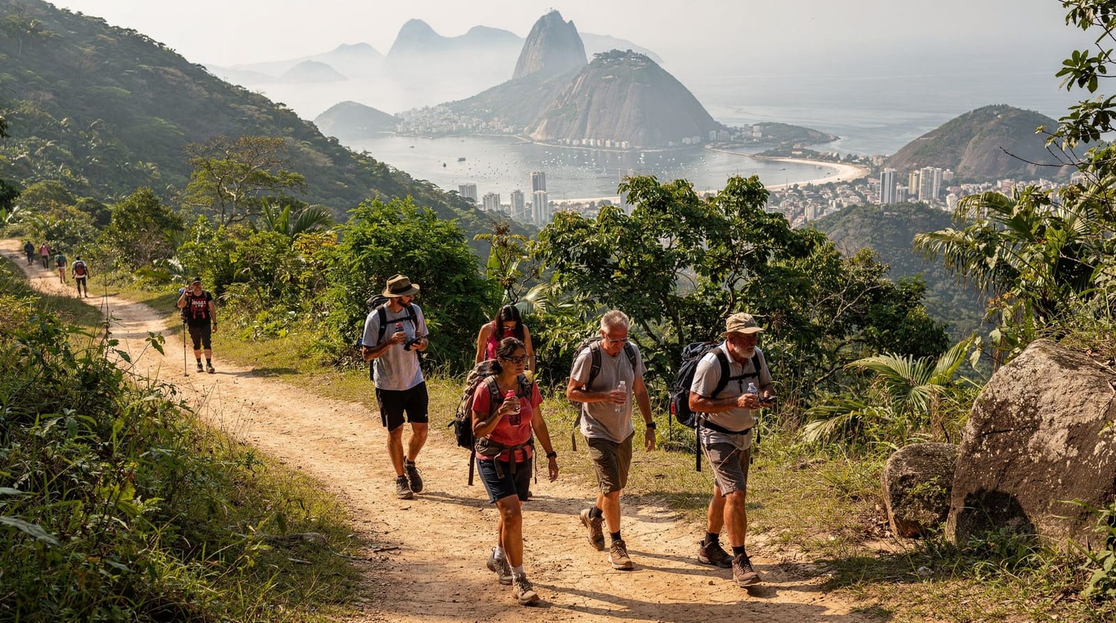 Hiking safety in Rio — heat, isolation, and when a guide matters